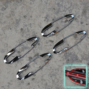 

ABS Chrome Door Handle Cover + smart key + Cup Bowl combo Trim Cover for Hyundai Sonata 2002 2003 2004 2005 Car Stylings