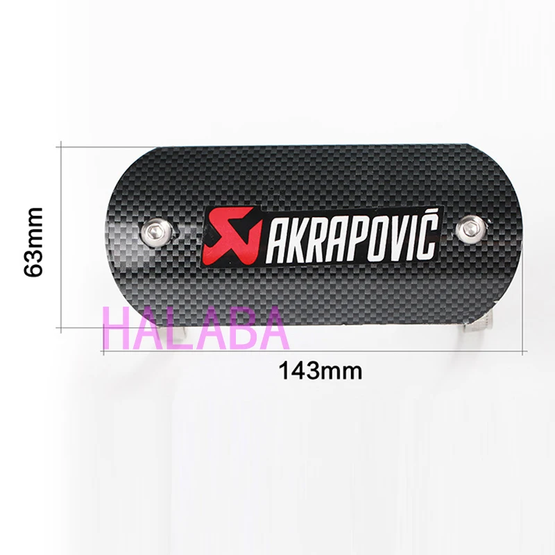 Глушитель для мотоцикла hp Akrapovic крышка из нержавеющей стали тепловой щит Защитная крышка защита R1 FZ1 R3 R6 MT07 обезьяна Nmax155