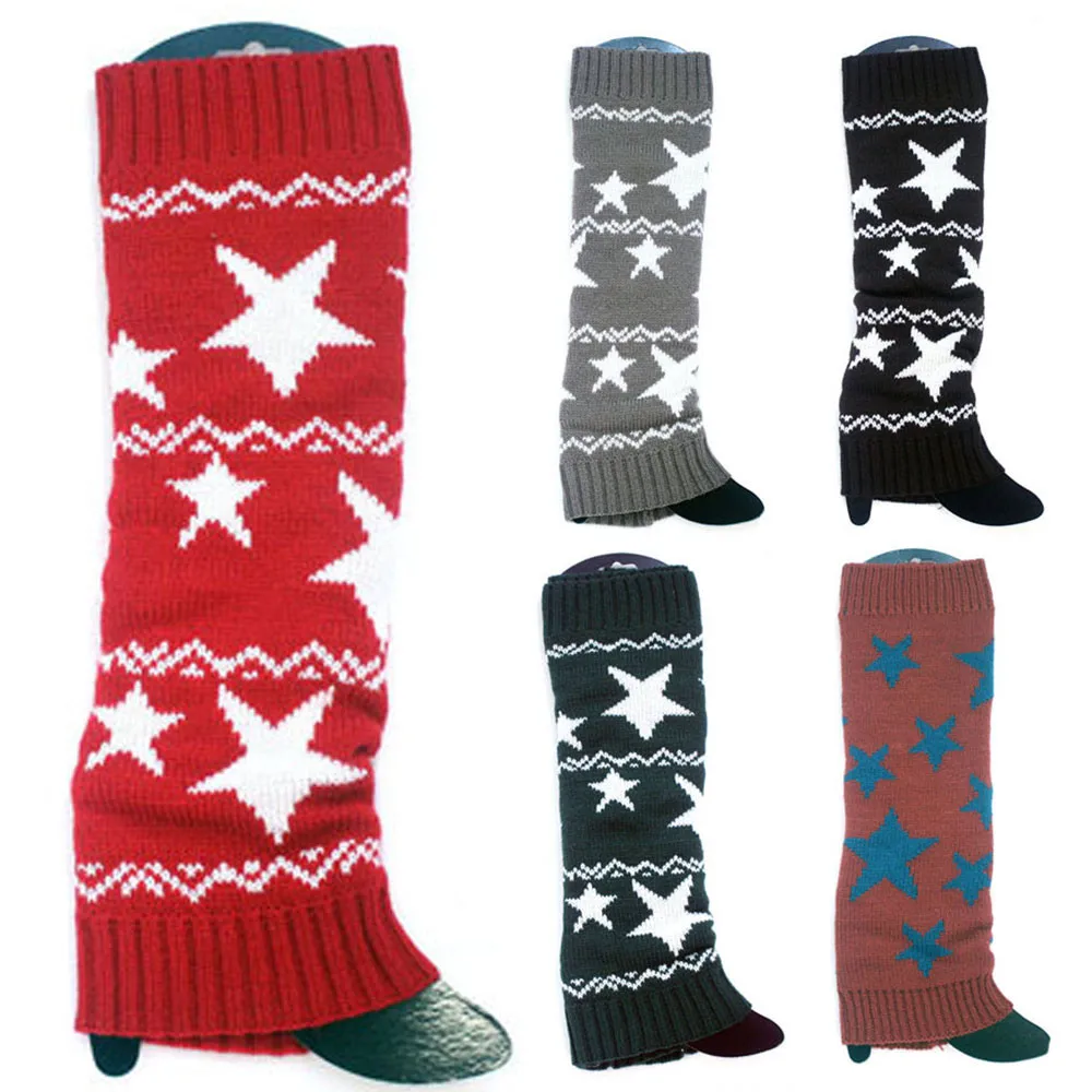 

Amazing 20109 Fashion Women Winter Warm Leg Warmers Knitted Scoks Crochet Long Boots Socks New Arrival Drop Shipping