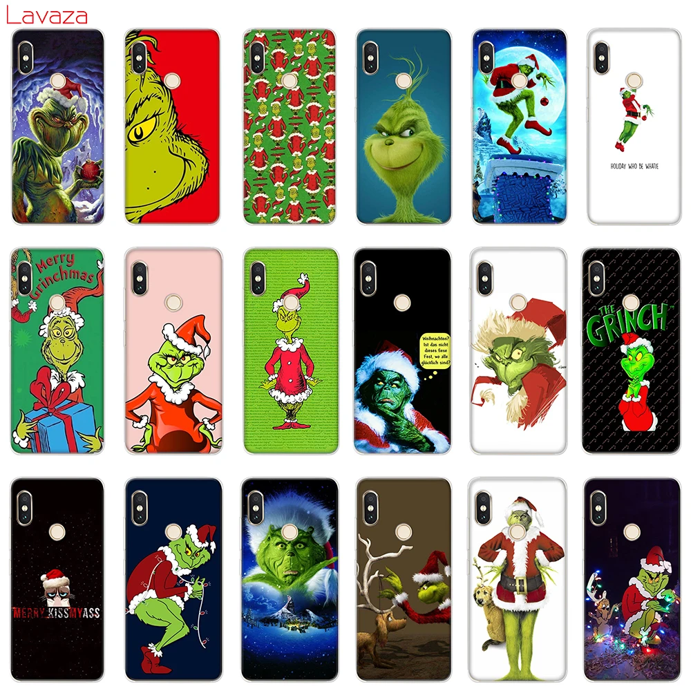 Рождественский жесткий чехол Lavaza How Green ofMonster Grinch для POCOPHONE F1 Xiaomi A2 Mi8 Lite A1 Redmi Note 4X 5 6