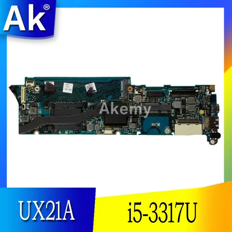 AK UX21A материнская плата i5-3317U подходит для UX21A REV 2,0 Материнская плата ноутбука полностью Протестирована Работа