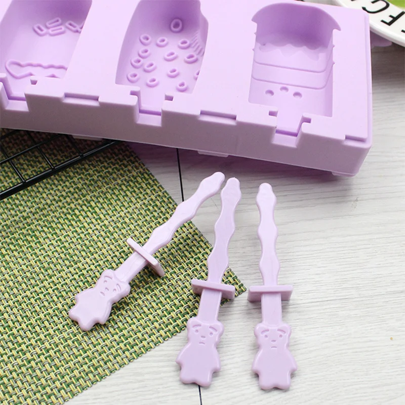 Новые креативные DIY формы для мороженого с крышкой и палкой ...