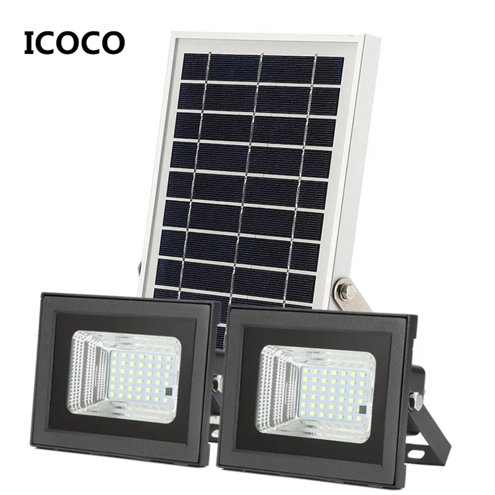 

Split Type PIR Motion Sensor Solar Lamp Remote Control 6W/10W Solar Panel Power Outdoor Indoor for garden outdoor lighting