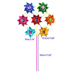 Ветряная мельница DIY блестящая блесна украшение для сада Спиннер детские игрушки