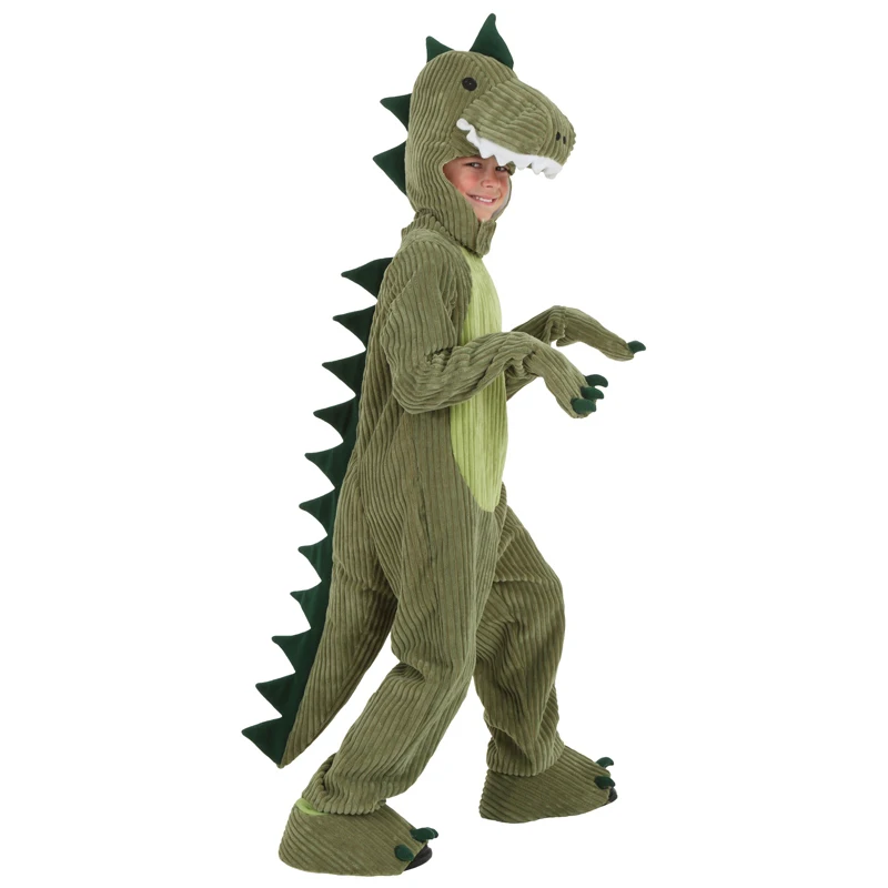 Ragazzi T-REX Scheletro Dinosauro Bambini Maschera Zombie Halloween Costume