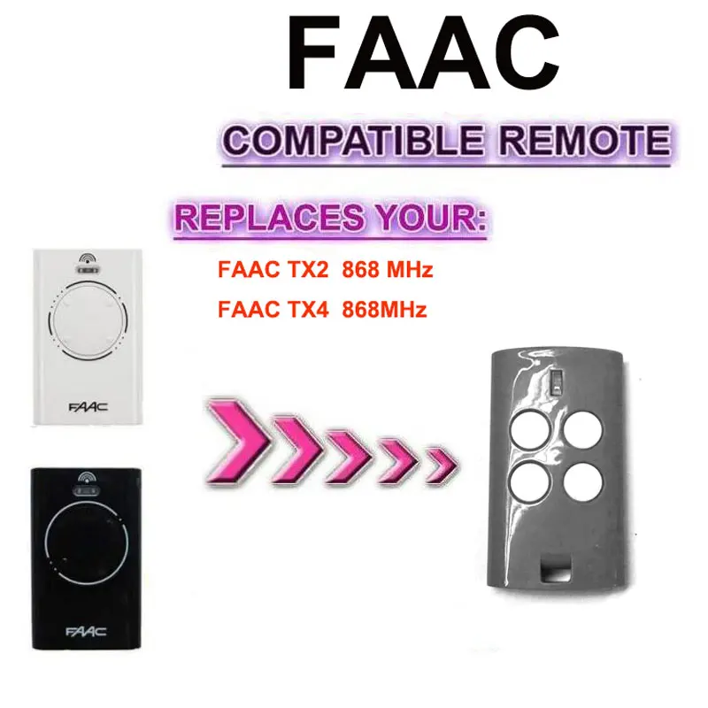Новый для Беспроводная дверь гаража Открывалка передатчик FAAC 433 SLH 868 МГц SLH дистанционное управление клон/Дубликатор