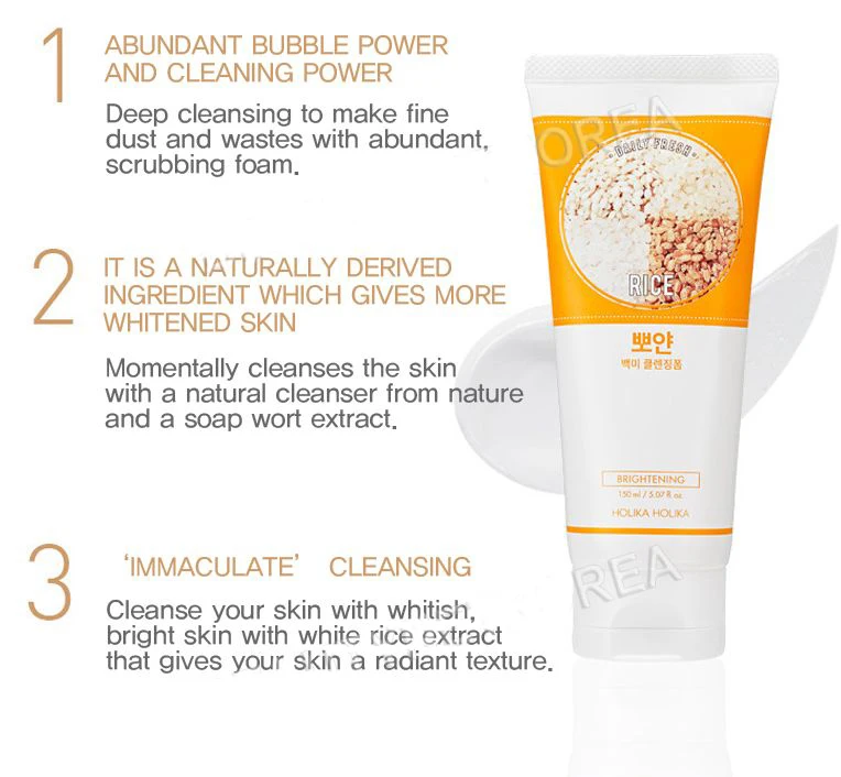 holika holika cleansing foam review