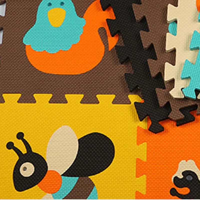 Коврик пазл из вспененного материала 9 шт./компл. 30*30 см|baby crawling mat|crawling matpuzzle play mat |
