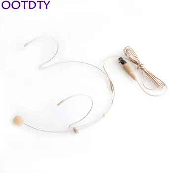 

Pro Dual Ear Hook Mic Headset Head Microphone For Shure ALL XLR 3PIN TA3F New