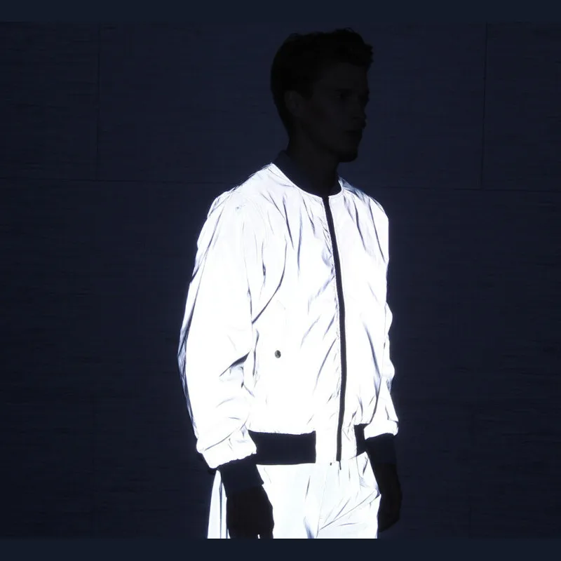 Koop Riinr mannen 3 M Volledige Reflecterende Jas Licht Hoodies Vrouwen Jassen Hip Hop Waterdichte Windbreaker Hooded Streetwear Jassen Man