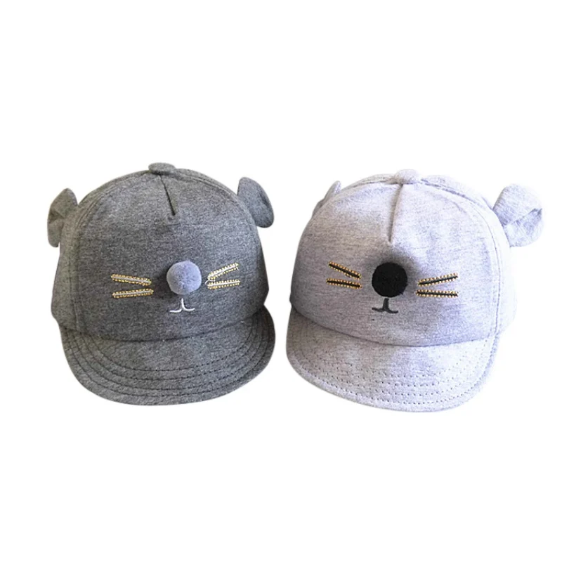 

baby hats baby hats newborn 2018 Newborn Toddler Kids Baby Girl Boy Visor Baseball Cat Little Ear Cap Warm Hat Cute