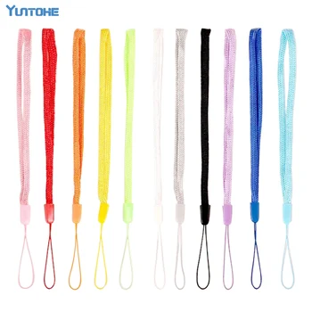 

Free shipping Hot 3000pcs/lot wrist hand cell phone mobile chain straps keychain Charm Cords DIY Hang Rope Lariat Lanyard