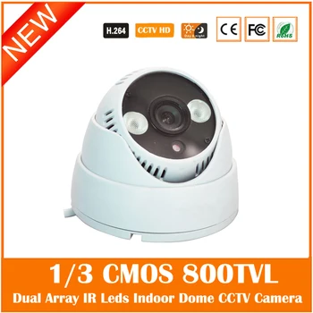

Cmos 800tvl Dome Camera Dual Array Infrared Plastic Body Surveillance Security Night Vision Cctv Freeshipping Hot Sale Cam