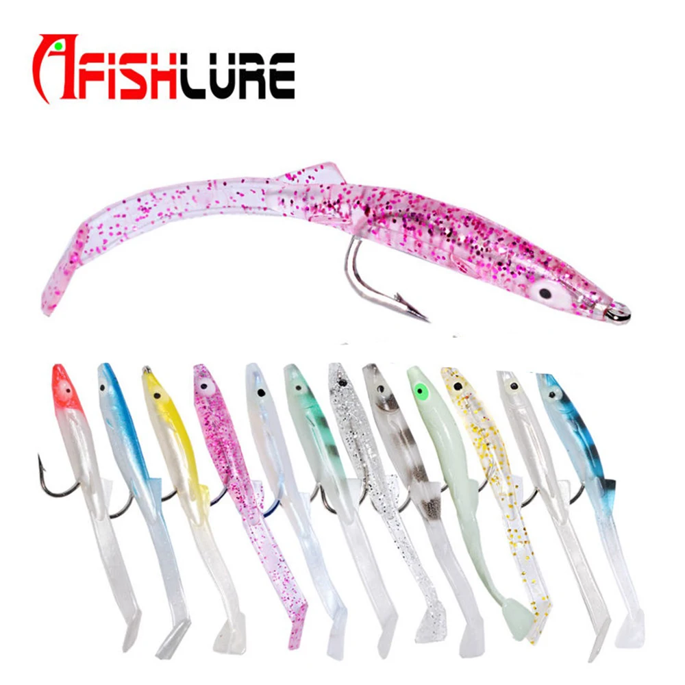 Afishlure 6 шт./лот мягкий морской сандалии на высоком каблуке с закрытой пяткой