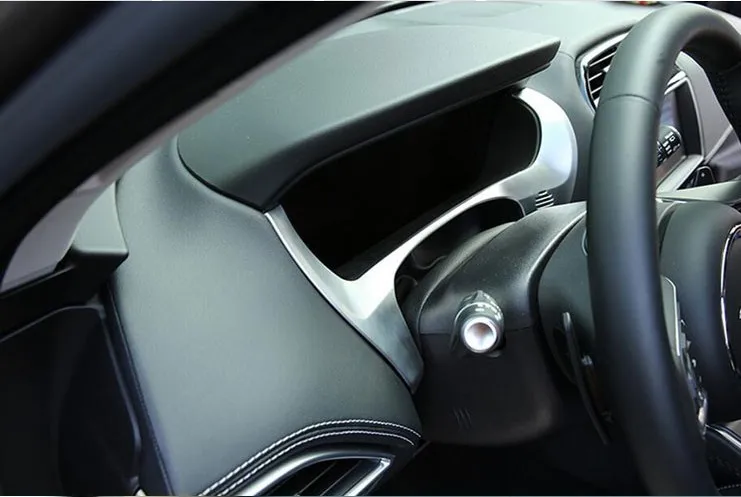 

NEW ABS Chrome Dashboard Decorate Frame Cover Trim For Jaguar F-Pace f pace 2016 Car Accessories