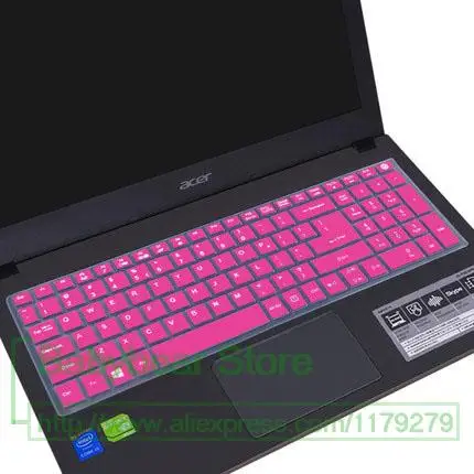Клавиатура Защитная крышка из термопластичного полиуретана(15,6 Для acer Extensa Ex 2520 г 2511 E5-522 E5-522G F5-573G E5-574G Tmp258 - Цвет: rose