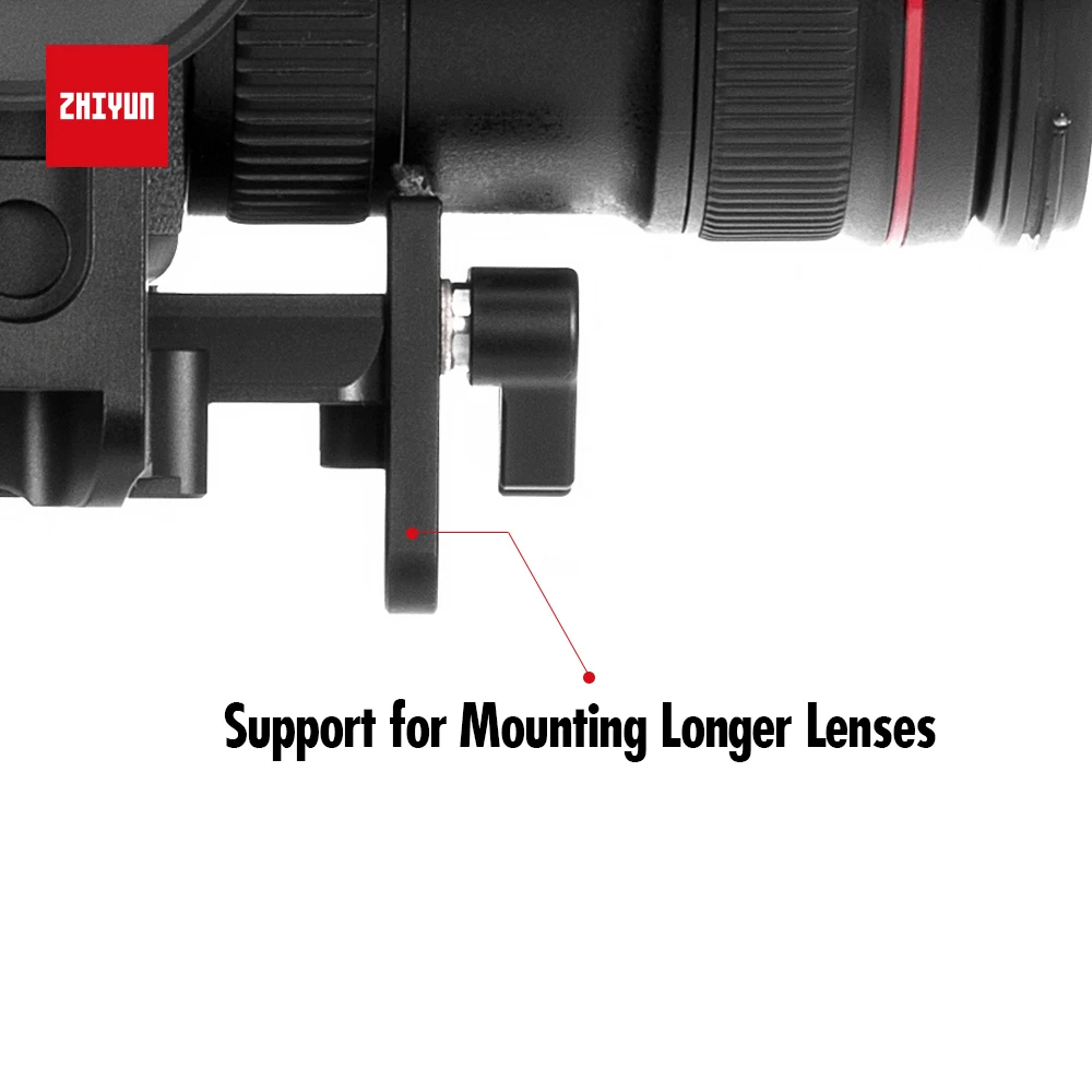 ZHIYUN Crane 2 камера Gimbal с сервоприводом непрерывного фокуса 3,2 кг Полезная нагрузка для беззеркальная камера DSLR SONY Canon Panasonic стабилизатор
