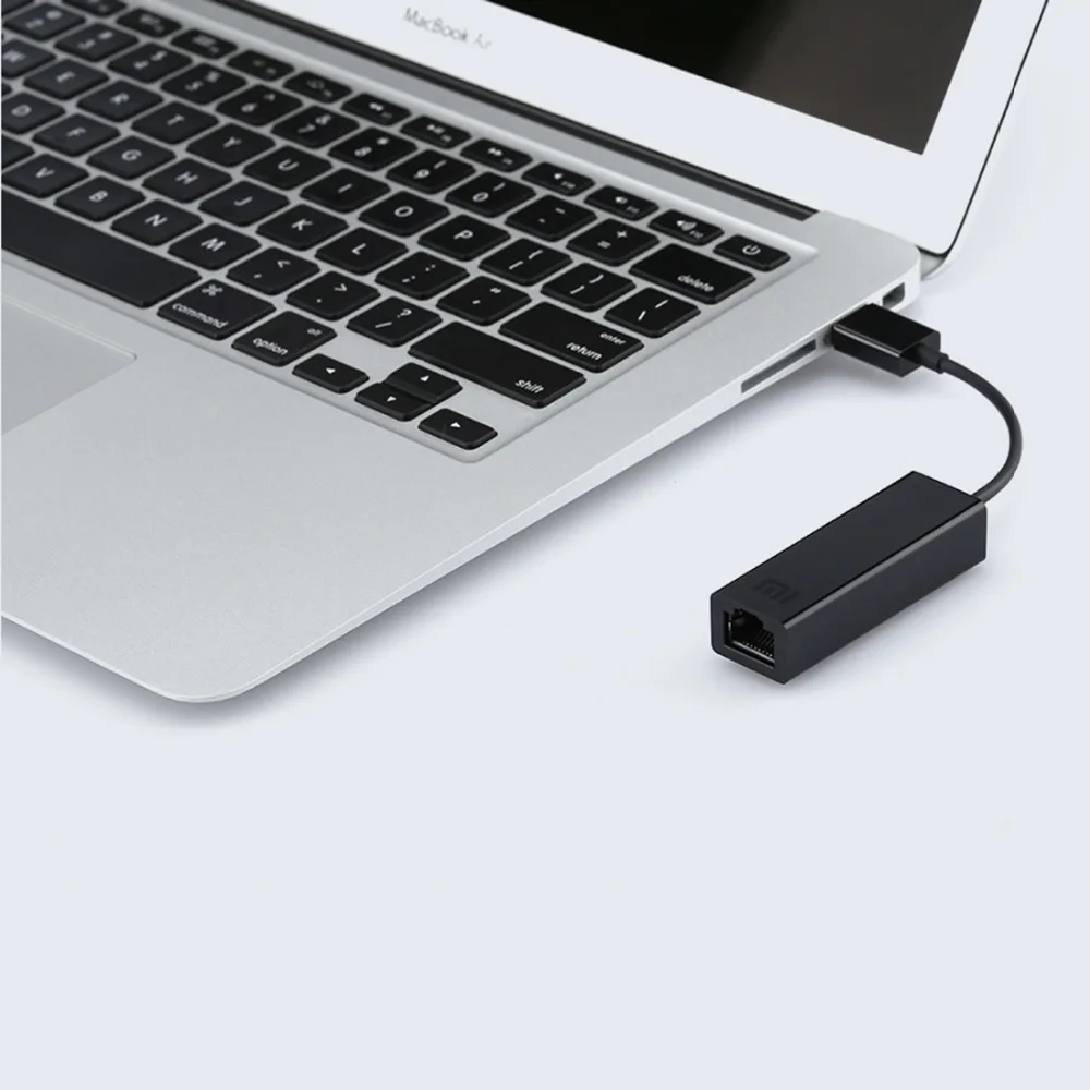 Оригинальный Xiaomi USB к RJ45 внешняя карта Ethernet сетевой адаптер 10/100 Мбит/с для ТВ