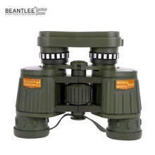 Тактический 8x42 HD водонепроницаемый оптический бинокль дальность зрачка со стеклянной призмой оливкового цвета низкий светильник ночного видения