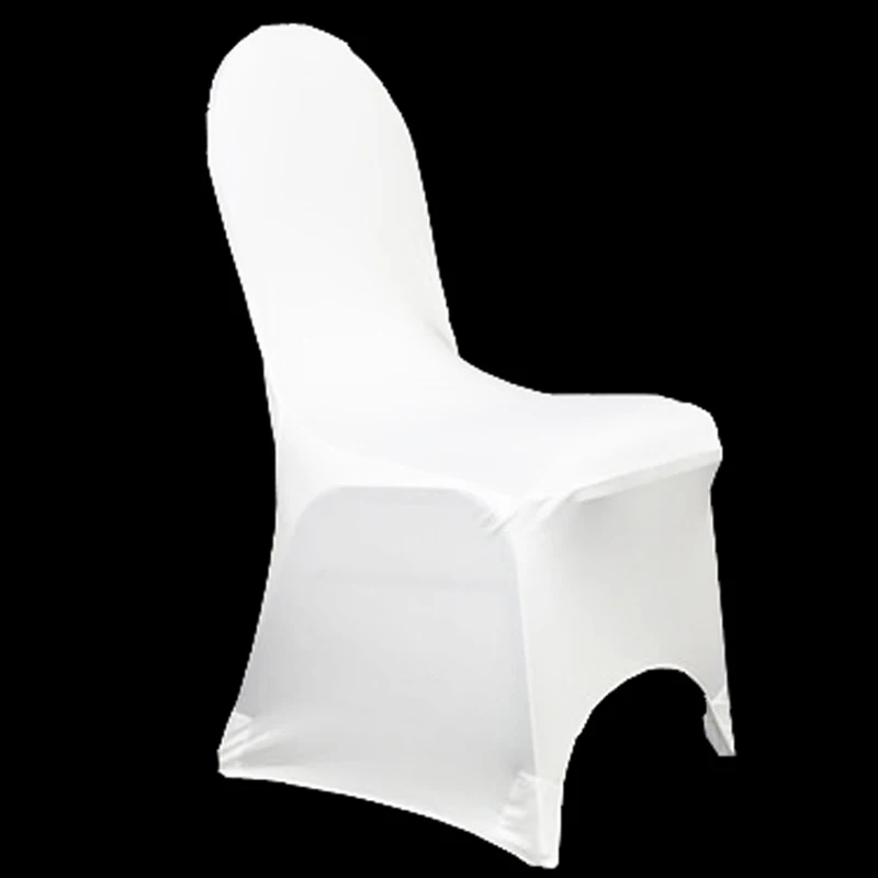 White/300pcs Chair~~Covers Spandex Lycra Wedding Banquet Anniversary Party`Decor 