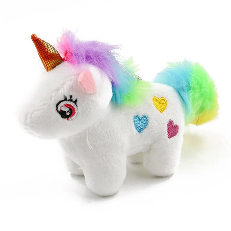 1 Pcs Super Cute Medium 13CM Approx Unicorn Stuffed Animal Plush Toys Child Gift Plush DOLL TOY