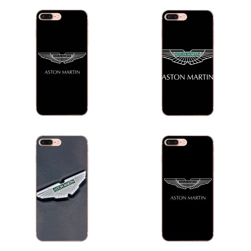 Автомобильный мягкий чехол с логотипом Aston Martin для Samsung Galaxy Note 5 8 9 S3 S4 S5 S6 S7 S8 S9 S10 mini
