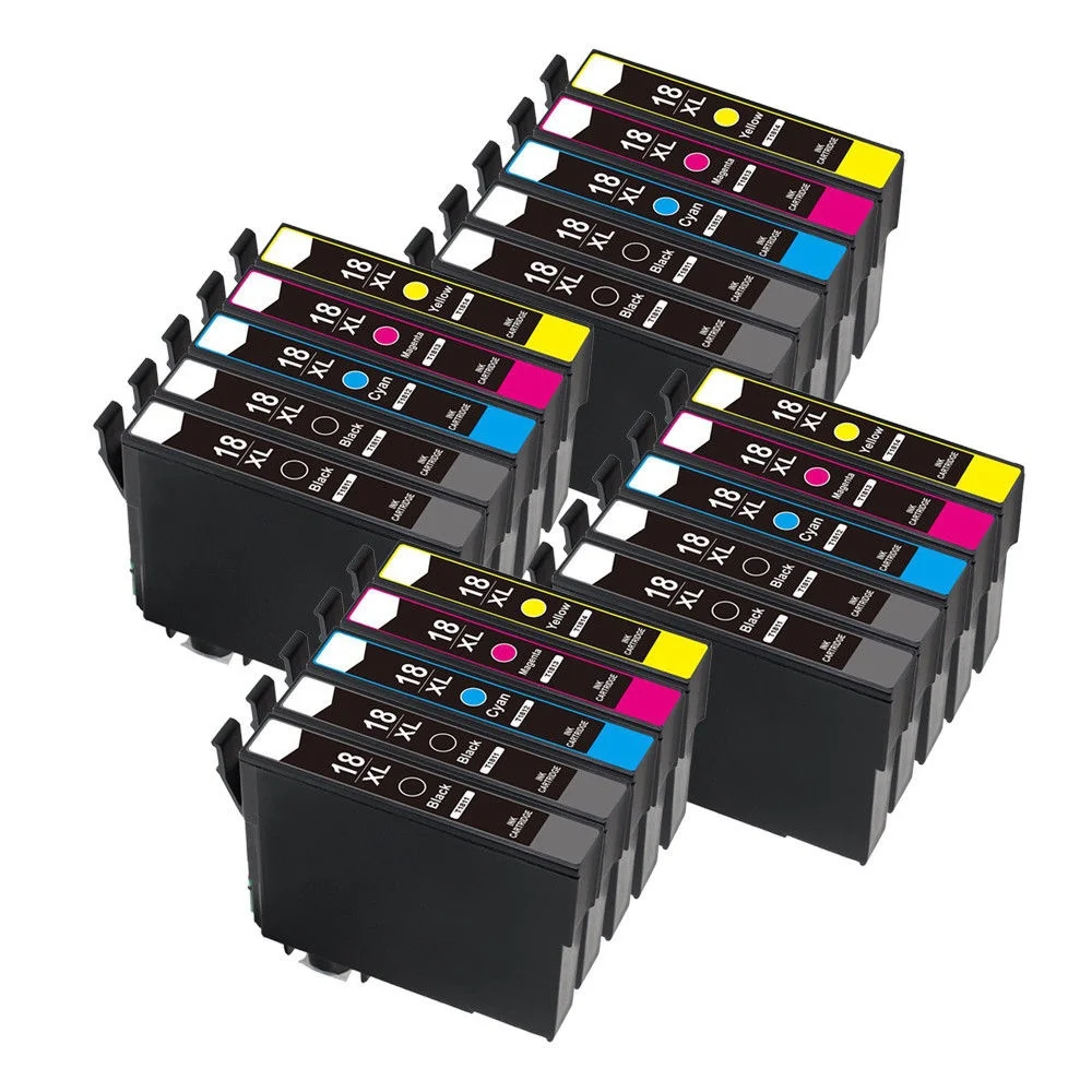 

20x T1811 - T1814 Ink Cartridge For XP212 XP215 XP225 XP312 XP315 XP412 XP415 XP202 XP205 XP302 XP305 XP402 XP405 Printer