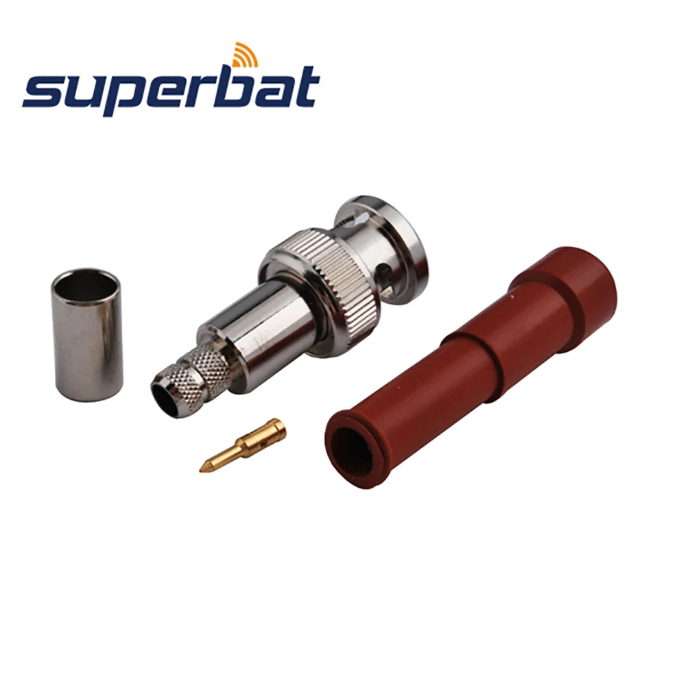 Superbat BNC Male Plug High Voltage Power Connector MHV 3000V RG59in