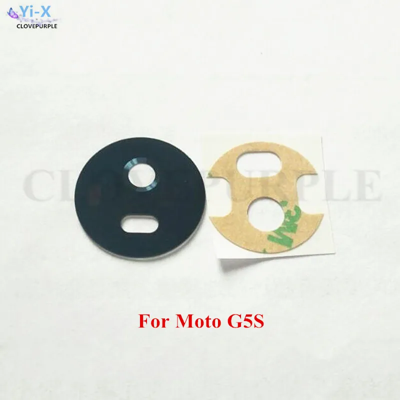 

1PCS For Motorola Moto G5S New Back Main Camera Lens Glass Cover with Adhesive Sticker