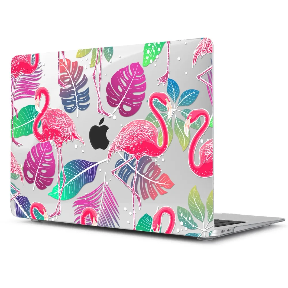 Batianda чехол с фламинго и клавиатурой для MacBook Air 13 2018 A1932 Pro Reitna 12 3 15 тонкий жесткий