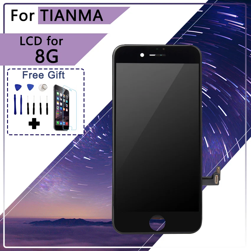 

TIANMA Quality For iPhone 8 LCD Display With Sensitive 3D Touch Screen Digitizer Assembly Free Shipping No Dead Pixel 4.7 inch