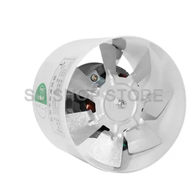 4 Inch Kitchen Toilet 4" Louver Exhaust Fan Duct Air Ventilator Ceiling Ventilation Fans Blower Window Pipe Metal Exhauster