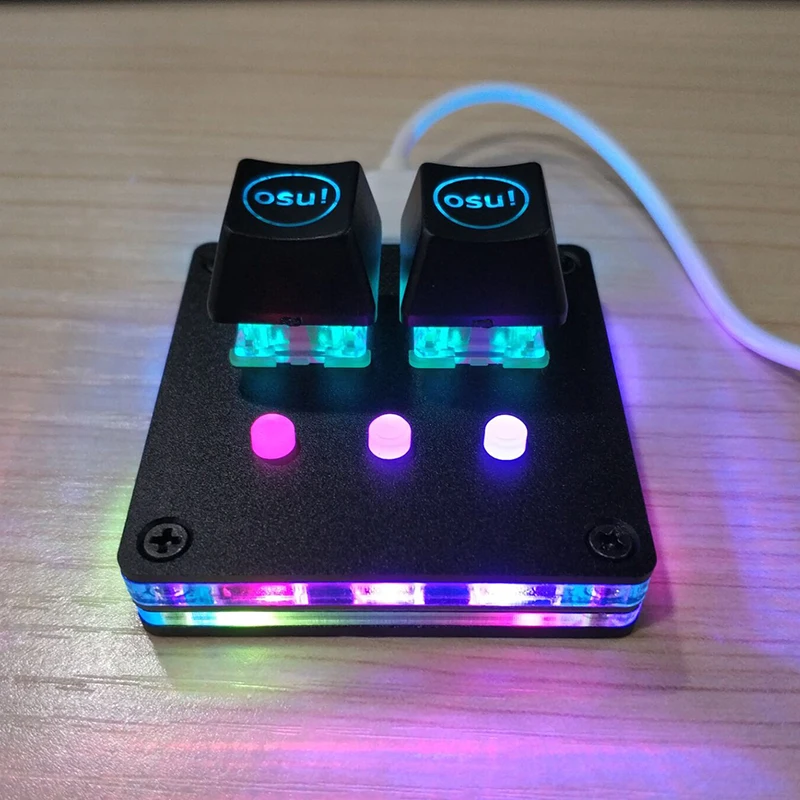 HFSECURITY DIY OSU! Клавиатура V4 Для Windows 5 клавишная игровая клавиатура USB 2 0 RGB Cherry MX
