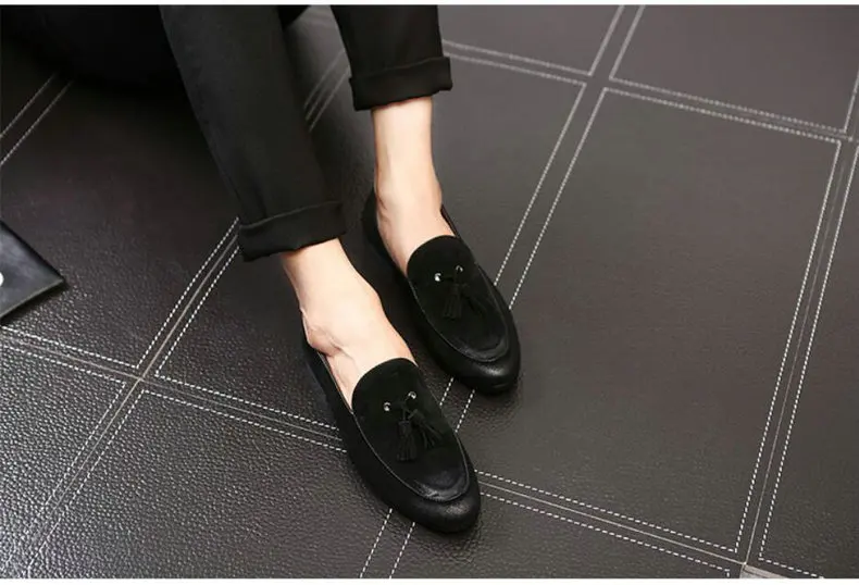 Men's Casual Shoes Mens Shoes Casual Cow Suede Leather Mens Shoes Casual Slip On Suede Men Loafers Suede Shoes Plus Size 47 48 (11)