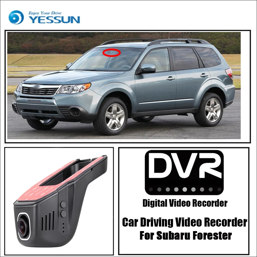 Видеорегистратор YESSUN для Subaru Forester Wi-Fi 96658 дюйма FHD 1080P | Автомобили и мотоциклы