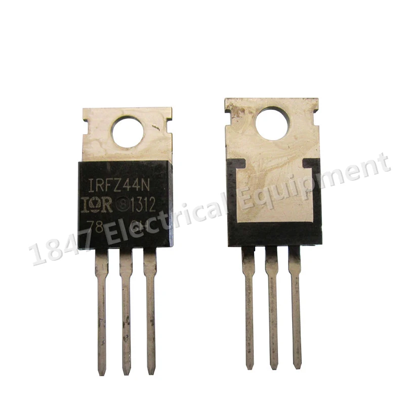 10 pcs 새로운 irfz44n irfz44 트랜지스터 mosfet n 채널 55 v 49a|서킷 차단기| - AliExpress