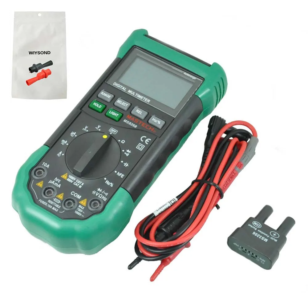 Цифровой мультиметр с автоматическим выбором диапазона M039 MASTECH MS8268 DMM Амперметр