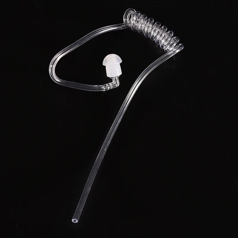 Flexible Clear Spring Air Tubeurveillance Security Acoustic Tube Ear Bud For Earphone Earpiece Headset Hot TS Earplugs | Компьютеры и