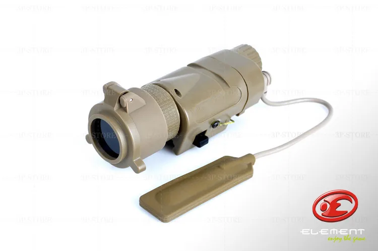 Элемент M3X длинная версия светодиодный тактический фонарь/факел черный/песочный цвет