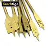 Krachtige 6pcs Titanium HSS Hole Drill Bit Flat Wood Drill Bits DIY Woodworking Tools w/Bag ► Photo 3/5