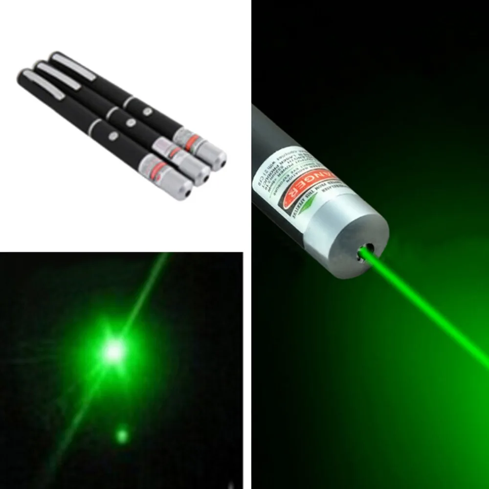 1PCS Military 532nm 5mw Newly and Brightly Green Laser Pointer Lazer Pen Burning Beam Burning Match Home Office Pointers Pens