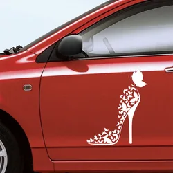 Car Styling Decals Car Stickers Fashion Women High Heels Butterfly Vinyl Decal Auto Decoration Sticker For Bmw Audi Vw Ford Lada Car Sticker Sticker For Bmwfor Bmw Aliexpress