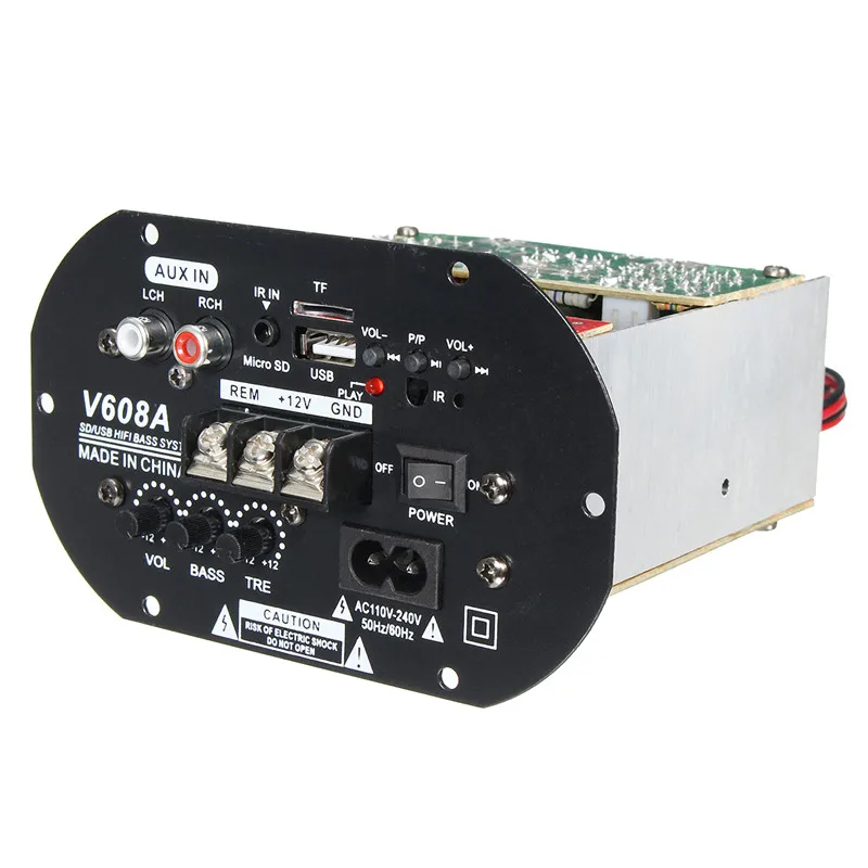 80W High Power Bass Car font b Subwoofer b font Hi Fi font b Amplifier b