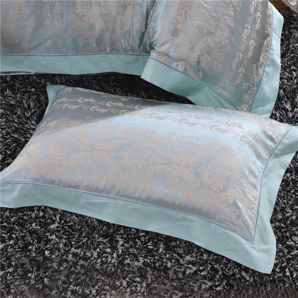 الاسراف المحكمة الأوروبية قصر نمط 6 قطع الفراش مجموعات التوت الحرير الملك حجم طاقم غرفة نوم غطاء لحاف ورقة غطاء الوسادة