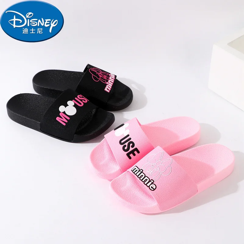 

Disney slippers female summer new non-slip cute Minnie indoor home bathroom bath slippers