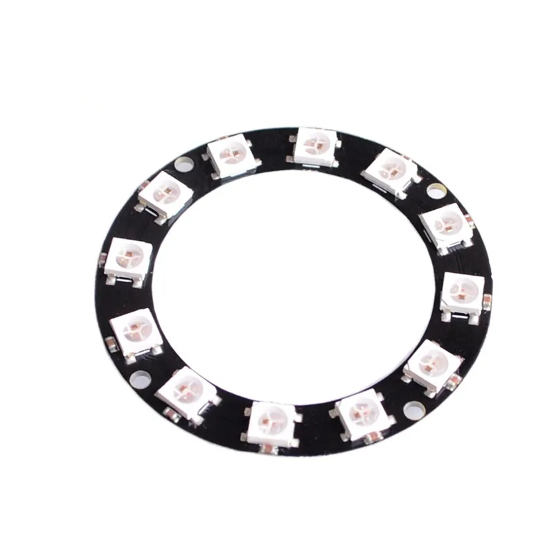 12 bit WS2812 5050 RGB LED intelligent full-color RGB ring development board large ring   with Integrated Drivers For arduino