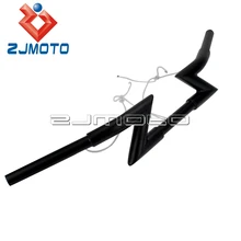 Черный " Z Bars мотоциклетный руль для Harley Softail Dyna Sportster XL 1200 883 Chopper на заказ