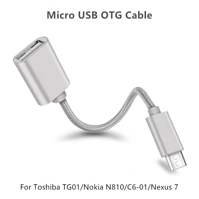 Micro USB OTG кабель адаптер для Toshiba TG01/Nokia N810/C6 01/Nexus 7 Мобильный Android планшет мобильный