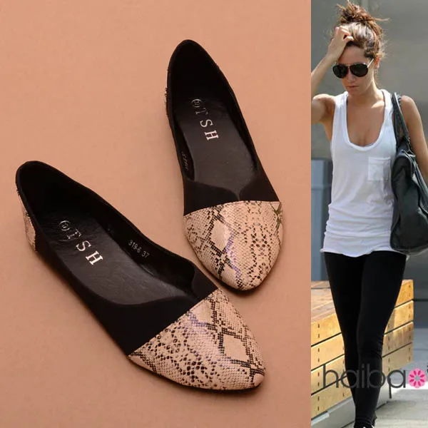 womens flat pointed shoes