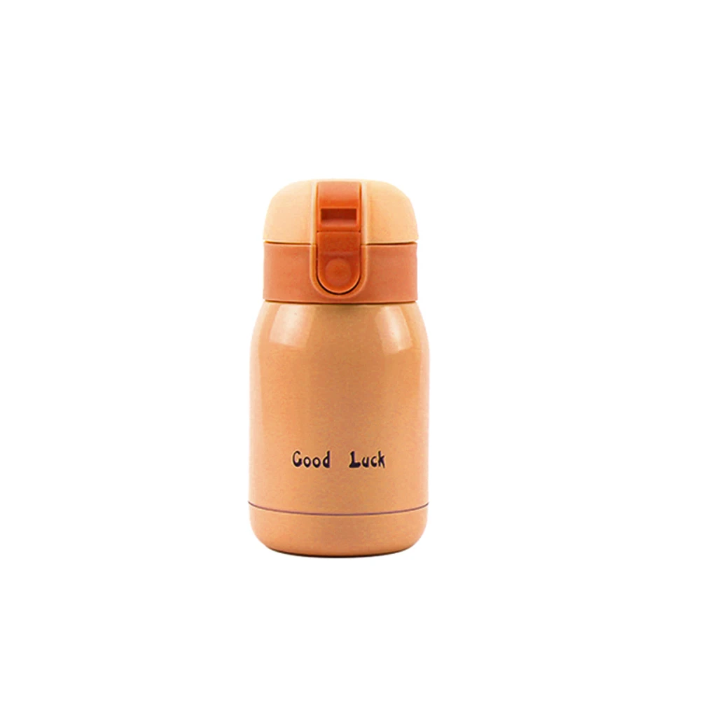 200/360 мл нержавеющая сталь милая Изолированная чашка кофе чай термос кружка путешествия термосы легкие детские Студенческие бутылки кружки - Цвет: Оранжевый